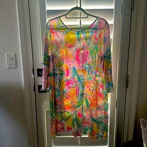 Lilly Pulitzer long sleeve tee shirt dress size XL